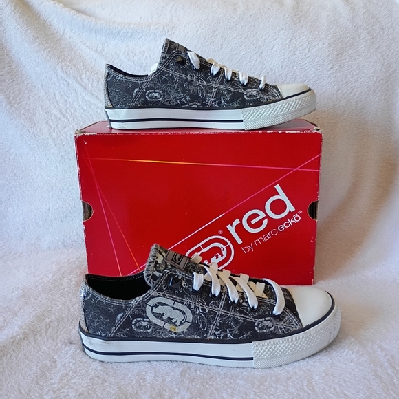 Red Marc Ecko Rumor fashion sneakers size 6 for women - Picture 2 of 13